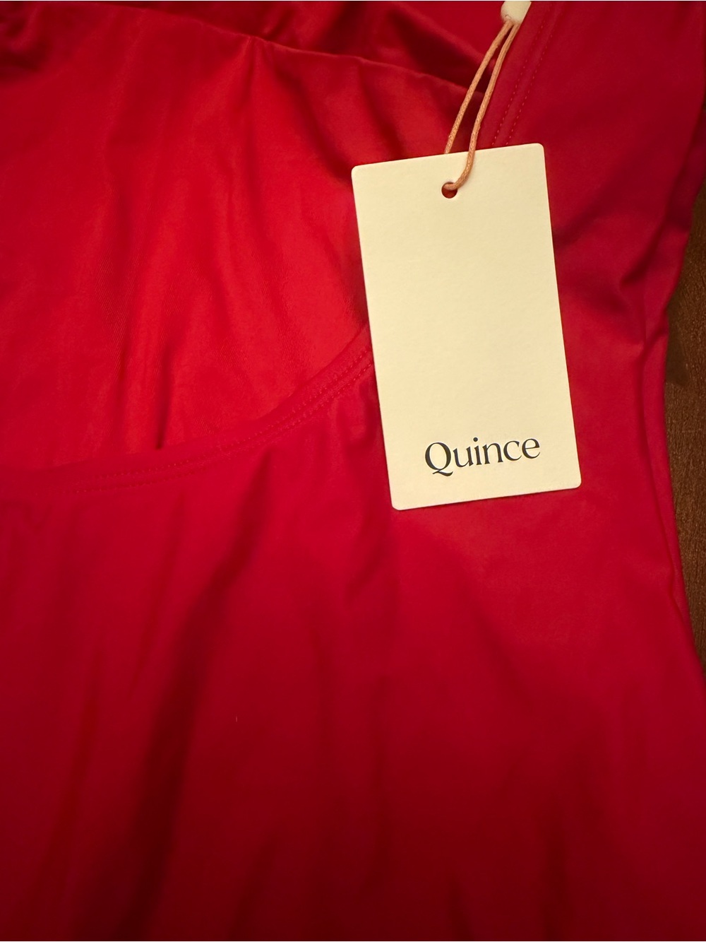 Quince Red One-Piece Swimsuit - Picture 6 of 10